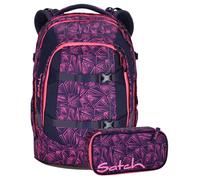 Satch Schulrucksack Set 2tlg. Pack pink bermuda