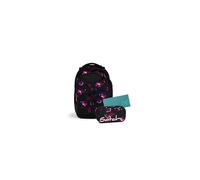 Satch Schulrucksack-Set Match Bundle Mystic Nights - Schwarz