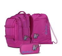 Satch Rucksack-Set Pack Fearless Pink – ergonomisch, 30L Stauraum, ab 5. Klasse