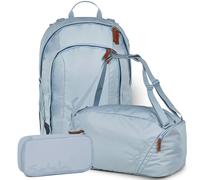 satch Set aus air + Sporttasche + Schlamperbox 26 Nordic Ice Blue
