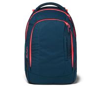 Satch Sleek Schulrucksack ergonomisch, 24 Liter, extra schlank Pink Phantom - Petrol
