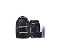 Satch Specials Set Betty Grey-Pack, Gymbag, Bleistifttasche, Flasche, Schulmaterial, Mehrfarbig (01029-90221-10)