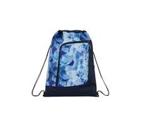 Satch Sportbeutel Blurry Sky - Dunkelblau | Turnbeutel für Mädchen und Jungen mit Reißverschlussfach, 12 L Volumen und zur Fixierung am satch Rucksack geeignet