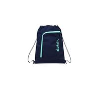Satch Sportbeutel Ocean Mint - Blau | Turnbeutel für Mädchen und Jungen mit Reißverschlussfach, 12 L Volumen und zur Fixierung am satch Rucksack geeignet