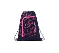 Satch Sportbeutel Pink Supreme - Pink | Turnbeutel für Mädchen und Jungen mit Reißverschlussfach, 12 L Volumen und zur Fixierung am satch Rucksack geeignet