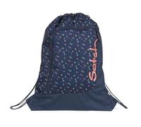 Satch Sportbeutel Turnbeutel für Mädchen und Jungen mit Reißverschlussfach, 12 Liter, Rucksack fixierbar