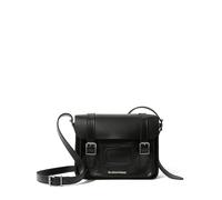 Satchel DR. MARTENS "Satchel Bag", Herren, Gr. B/H/T: 28cm x 20,5cm x 7,5cm, schwarz, Leder, Taschen, Umhängetasche, Schultertasche, Messenger Bag (61538001-0) schwarz