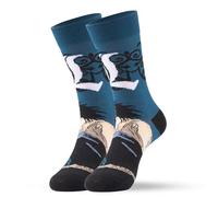 Satdflie Death Note Herren Socken Neuheit Mid-Calf Casual Anime Charakter gedruckt Erwachsene Socke Mode Cosplay Idee Geschenk für Fans, eine Größe, Farbe / 4