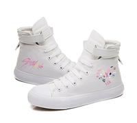 Satdflie Kpop Stray Kids Leinwand Schuhe Sneakers Bang Chan Lee wissen ChangBin Han I.N Felix HyunJin Seungmin Hiphop High-Top Klettverschluss gedruckte Erwachsene Unisex Schuhe, Farbe/14, 42 Größe