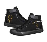 Satdflie Kpop Stray Kids Leinwand Schuhe Sneakers Bang Chan Lee wissen ChangBin Han I.N Felix HyunJin Seungmin Hiphop High-Top Klettverschluss gedruckte Erwachsene Unisex Schuhe, Farbe/10, 42 Größe