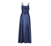 Hey Kyla Abendkleid mit Wassefall-Ausschnitt in Dunkelblau, Größe 38