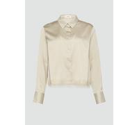 Satin-Bluse mit Spitzen-Detail 38 Beige 2156328.8058.38