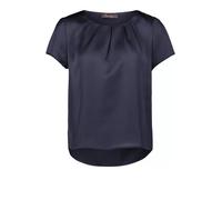 Satin-Bluse Schwarz 40