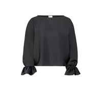 Satin-Bluse Schwarz 44