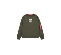 Alpha Industries Satin Logo Sweatshirt XL Dark Olive