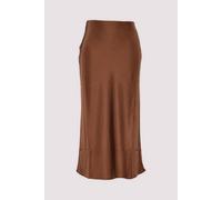 Satin Midi Skirt S Hazel