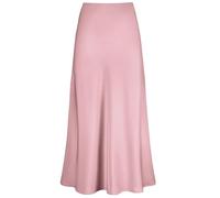 Satin Rock Damen Lang Satinrock Midi Rock A Linie Röcke Große Größe Einfarbig Fishtail Seidiger Midirock Business Party Skirt Midirock Bleistiftrock Maxirock Elegante Satinkleid Damenmode Sommerrock