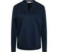 ETERNA Loose Fit Bluse marine, Einfarbig