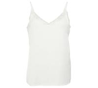 Satin Top mit Spitzendetails