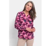 Satinbluse aus reiner Viskose lila 50