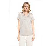 Betty Barclay - Satin-Bluse grau beige - Gr. - 44