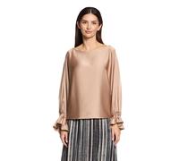 Satin-Bluse Macchiato Damen