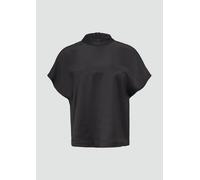 Satinbluse im Loose Fit 44 schwarz 2154066.9999.44