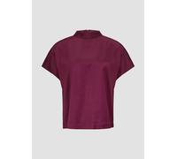 Satinbluse S.OLIVER BLACK LABEL Gr. 48, lila (plum) Damen Blusen (99753863-48) plum