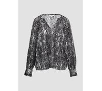 Satinbluse im Relaxed Fit 32 grau 2156322.98A2.32