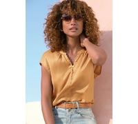 LASCANA Satinbluse Damen goldfarben Gr.44