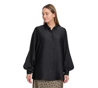 Satinbluse VERA MONT "Damen mit Kragen", Damen, Gr. 40, schwarz, Obermaterial: 100% Polyester, oversize normal, Rundhals, Blusen (91557868-40) schwarz