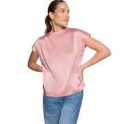 Satinbluse ZERO "Damen mit Kragen", Damen, Gr. 38, bridal rose, Satin, Obermaterial: 96% Polyester, 4% Elasthan, glänzend, figurbetont normal, eng, Blusen (61809323-38) bridal rose