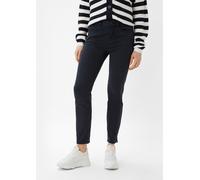 Satinhose mit Skinny Leg blau 44