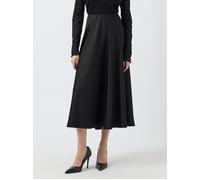Satinrock Y.A.S "YASPELLA HW VOLUME ANKLE SKIRT S. NOOS", Damen, Gr. 36, schwarz, Web, Obermaterial: 97% Polyester, 3% Elasthan, unifarben, knöchellang, Röcke (75636748-36) schwarz