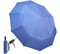Satol Winddichter Golfschirm 54 inch Windsicher Schirm Taschenschirm Automatik Taschenschirm für Sonnige und Regnerische Tage Doppler Regenschirm für Herren und Damen