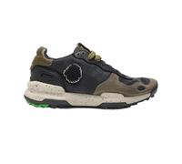 Satorisan - Chacrona Premium - Casual Sneaker Herren - Vintage Leder Sportschuhe Bequem, Nachhaltig und Dauerhaft - Black Khaki - 42