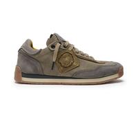 Satorisan - Enso Suede - Casual Sneaker Herren und Damen - Vintage Leder Sportschuhe Bequem, Nachhaltig und Dauerhaft - Farbe Peat Green - Größe 41