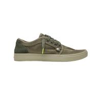 Satorisan - Heisei Suede - Casual Sneaker Herren und Damen - Vintage Leder Sportschuhe Bequem, Nachhaltig und Dauerhaft - Farbe Peat Green - Größe 44