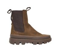 Satorisan - Unalome Elastics Premium - High-top Damen - Vintage Leder Stiefel Bequem, Nachhaltig und Dauerhaft - Farbe Mid Brown - Größe 38