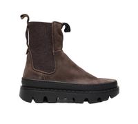Satorisan - Unalome Elastics Premium - High-top Damen - Vintage Leder Stiefel Bequem, Nachhaltig und Dauerhaft - Farbe Dark Brown - Größe 38