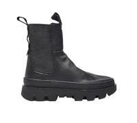 Satorisan - Unalome Elastics Premium - High-top Damen - Vintage Leder Stiefel Bequem, Nachhaltig und Dauerhaft - Farbe Black - Größe 36