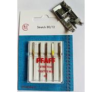 Sattie Schmalkantenfuß Nähfuß für Pfaff Nähmaschinen Varimatic 6085, 6087, 900er & 800er Serie (ohne IDT)