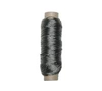 Sattlergarn Zwirn 14x2x3 Polyester 50 m grau Ø 0,3mm (5125)