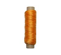 Sattlergarn Zwirn 14x2x3 Polyester 50 m orange Ø 0,3mm (0003)