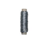 Sattlergarn Zwirn 14x2x3 Polyester 50 m Silbergrau Ø 0,3mm (5055)