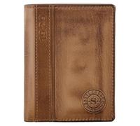 Sattlers & Co. Hochkantbörse Herren The Desert Tamin | Ledergeldbeutel mit verschiedenen Fächern | Herren-Geldbörse mit Münzfach | (Hellbraun/tan)