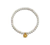 Satya Jewelry Armband Walk in Harmony Lotus White Turquoise, vergoldet