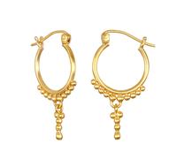 Satya Jewelry Creolen Drops of Beauty Dot, vergoldet