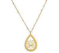 Satya Jewelry Kette Open to Possibilities Lotus, vergoldet
