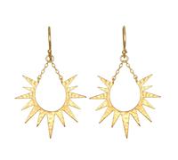 Satya Jewelry Ohrringe Lucent Glow Starburst Linear Drop, vergoldet